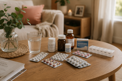 aide prise médicament domicile Wavre