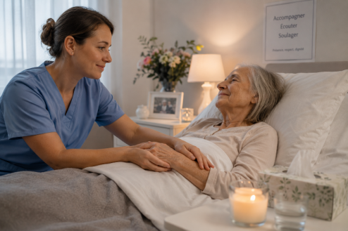 soins palliatifs à domicile Wavre